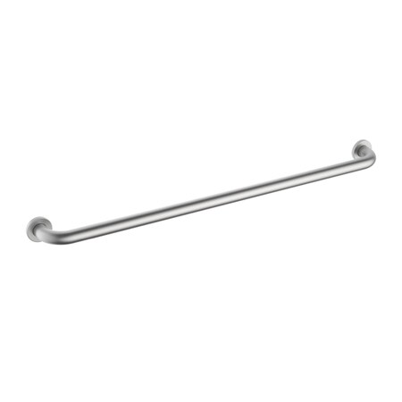 Kibi Circular 36-Inch Stainless Steel Grab Bar - Brushed Nickel KGB1036BN